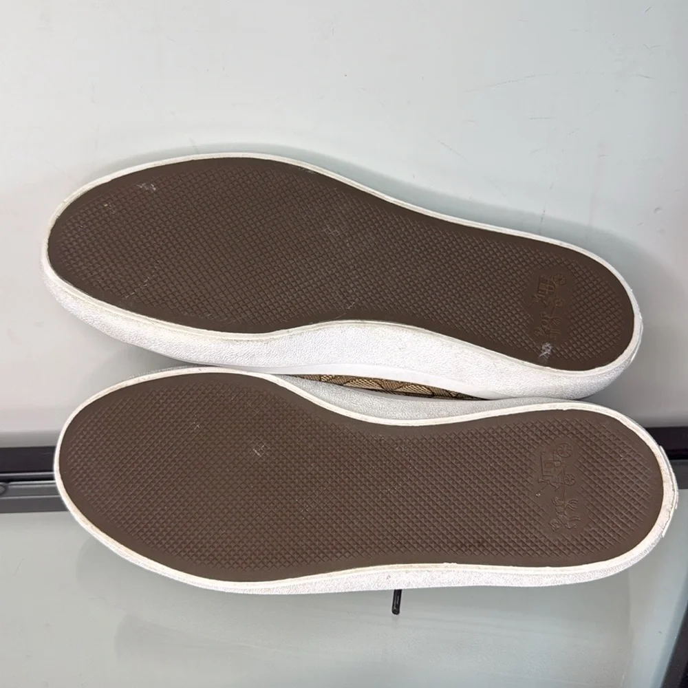 Classic COACH Empire Signature Logo Sneakers 7.5 - Picture 8 of 9